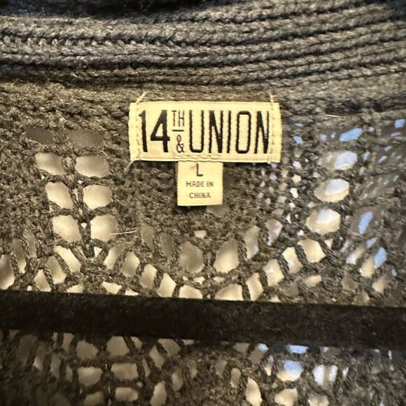 EUC 14th & Union Crocheted Sweater - Picture 3 of 4
